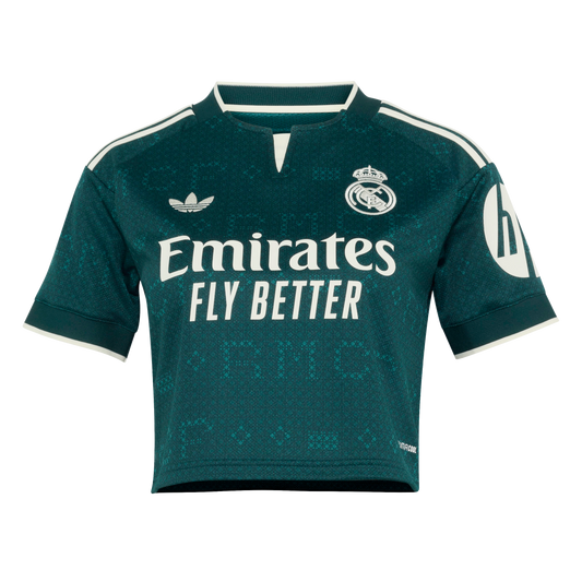 Adidas Real Madrid 26/27 Away Jersey Women's Crop