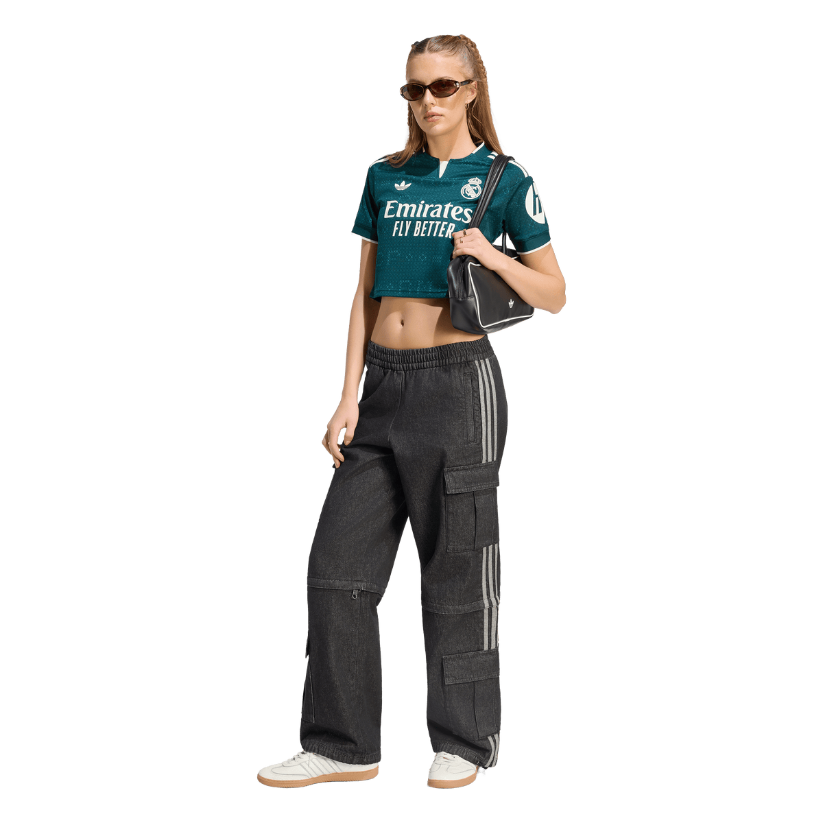 Adidas Real Madrid 26/27 Away Jersey Women's Crop