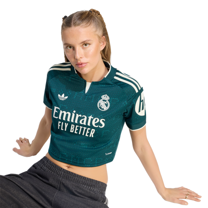 Adidas Real Madrid 26/27 Away Jersey Women's Crop