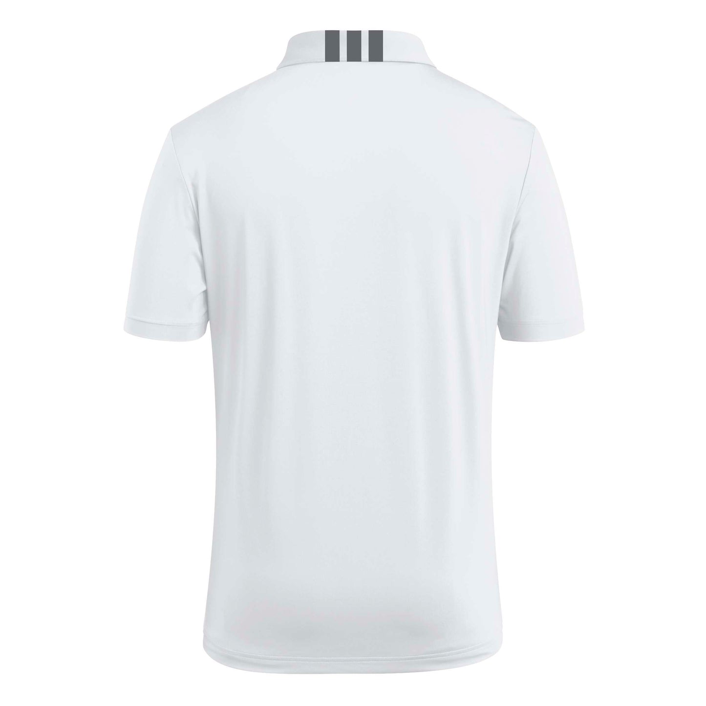 Adidas 3-Stripes Short Sleeve Golf Polo White