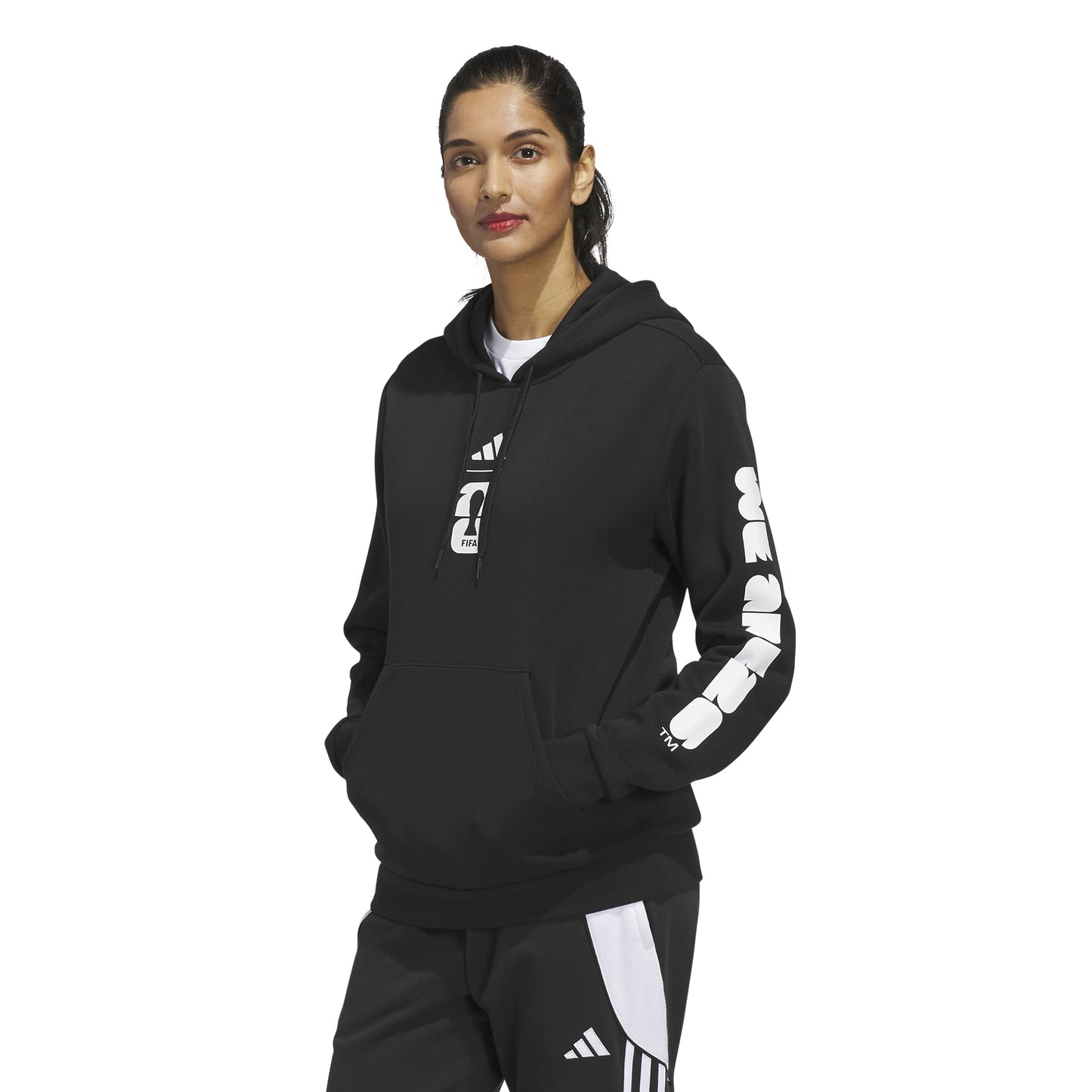 Adidas World Cup Official Match Ball Hoodie Black Women's