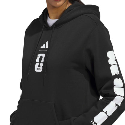 Adidas World Cup Official Match Ball Hoodie Black Women's