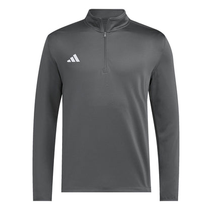 Adidas 3S Long Sleeve Quarter Zip Grey