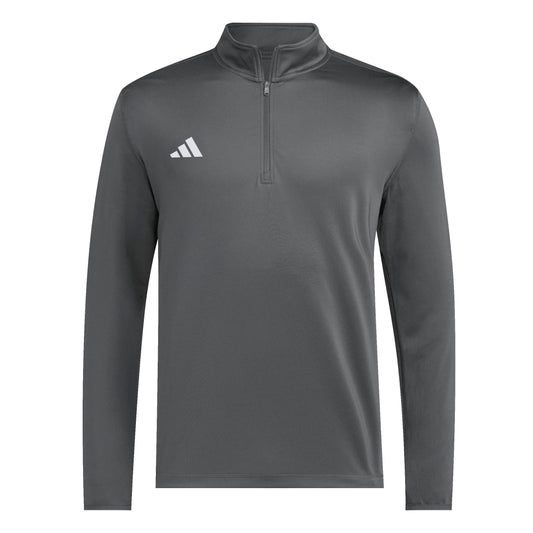 Adidas 3S Long Sleeve Quarter Zip Grey