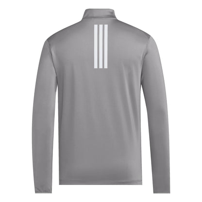 Adidas 3S Long Sleeve Quarter Zip Grey