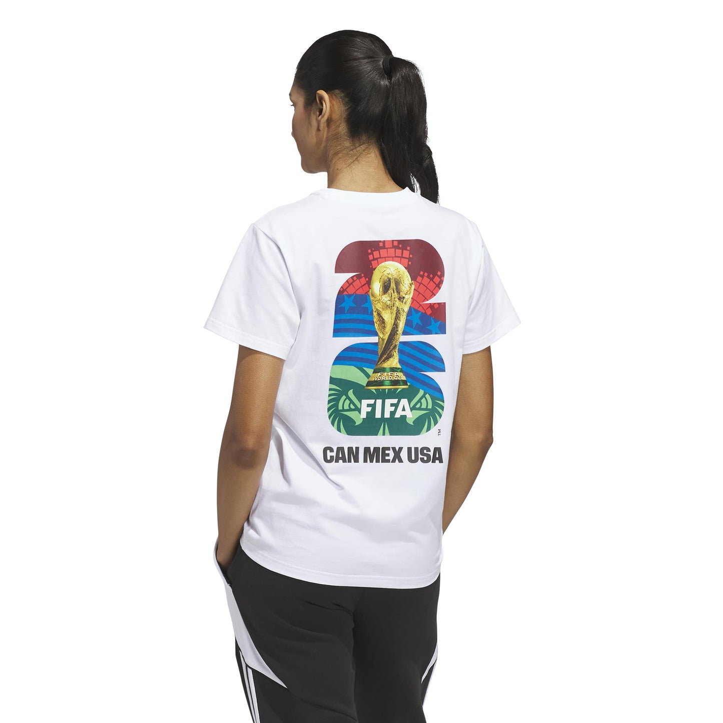 Adidas World Cup Official Match Ball T-Shirt White Women's