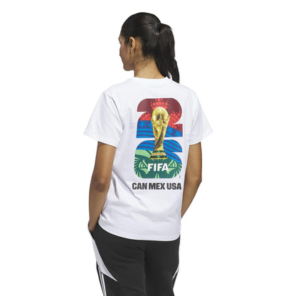 Adidas World Cup Official Match Ball T-Shirt White Women's