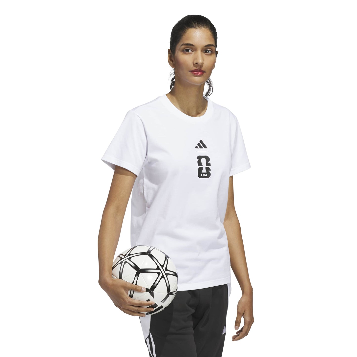 Adidas World Cup Official Match Ball T-Shirt White Women's