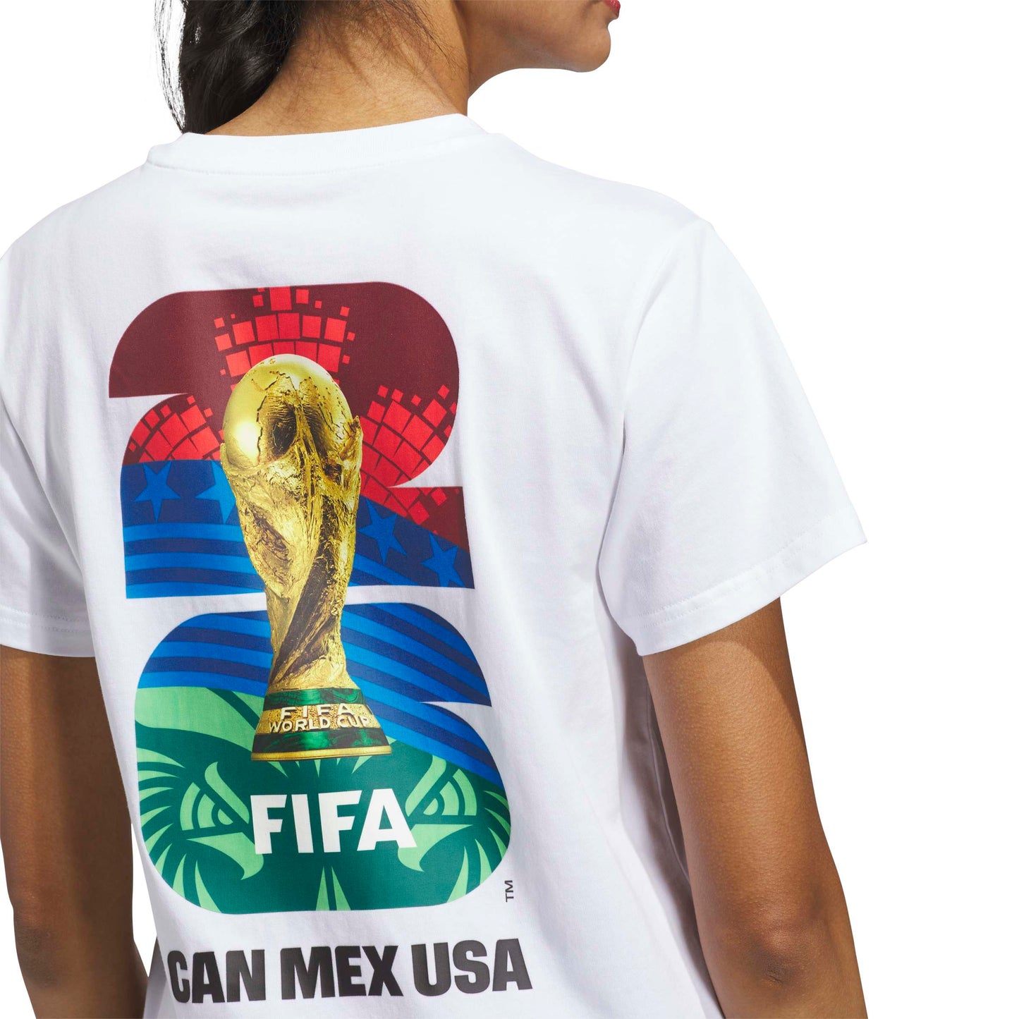 Adidas World Cup Official Match Ball T-Shirt White Women's