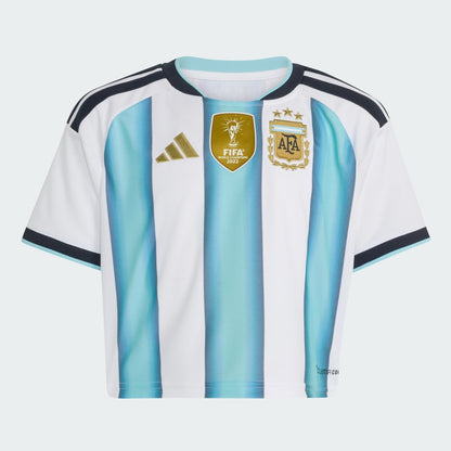 Adidas Argentina 2026 Cropped Home Jersey Women's