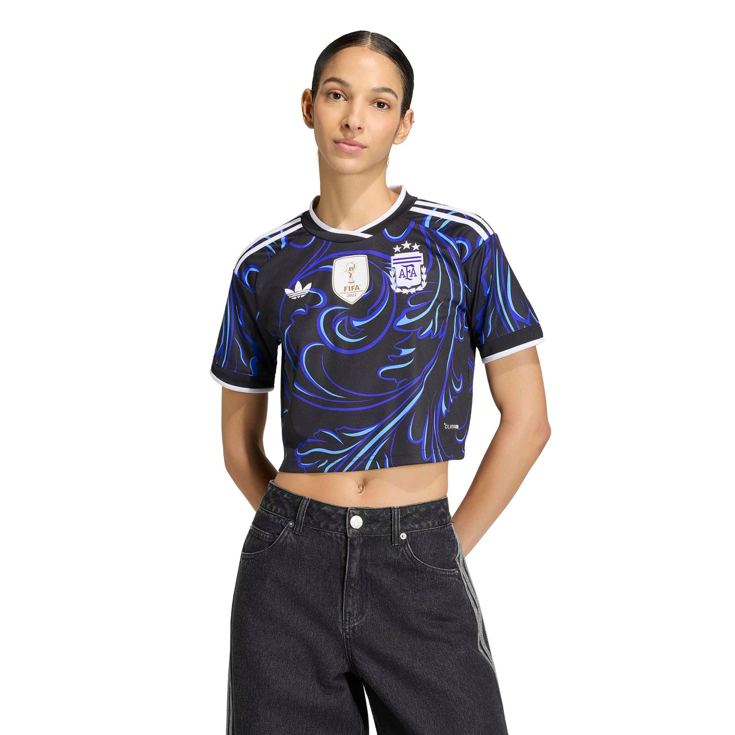 Adidas Argentina 2026 Crop Away Jersey Women's