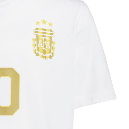 Adidas Argentina Messi Graphic T-Shirt Youth