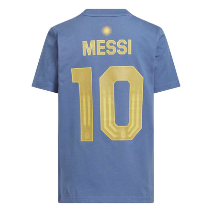 Adidas Argentina Messi Graphic T-Shirt Youth