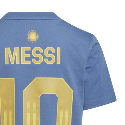 Adidas Argentina Messi Graphic T-Shirt Youth