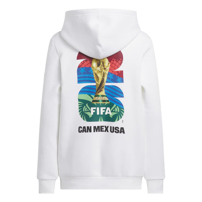 Adidas World Cup Official Match Ball Hoodie White Youth
