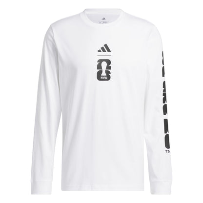 Adidas World Cup Official Match Ball Long Sleeve T-Shirt White