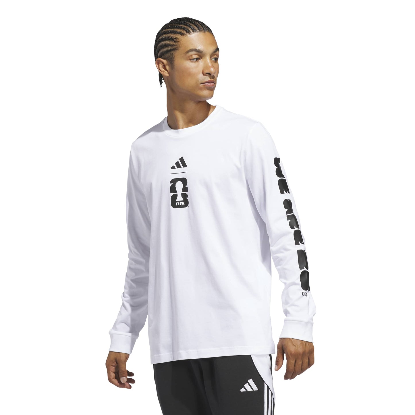 Adidas World Cup Official Match Ball Long Sleeve T-Shirt White