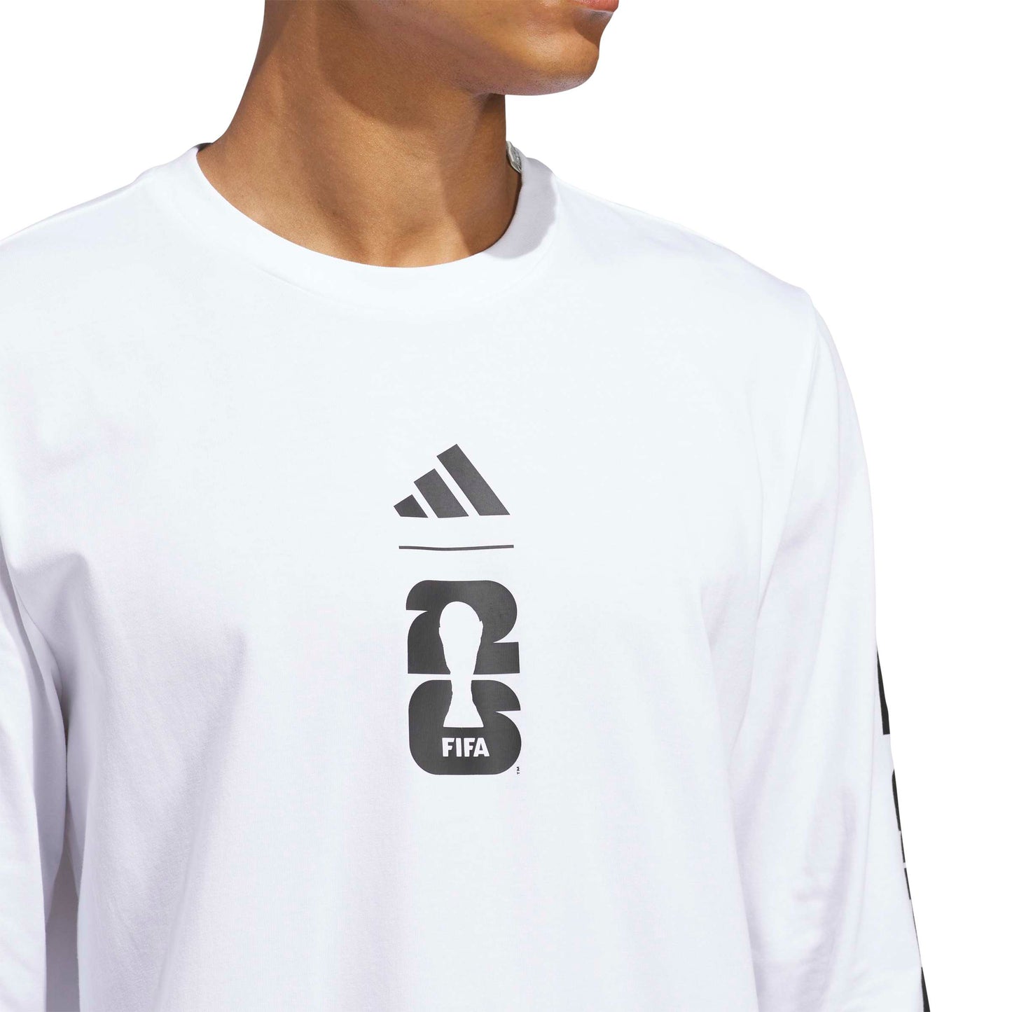 Adidas World Cup Official Match Ball Long Sleeve T-Shirt White
