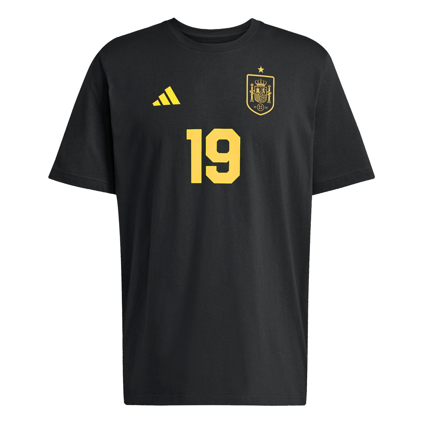 Adidas Spain Lamine Yamal #19 Name & Number T-Shirt