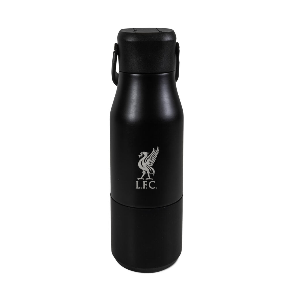 Liverpool Stainless Steel Black Water Bottle (650 ML)