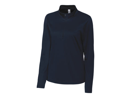 Clique Spin Eco Performance Quarter Zip Women's Pullover Dark Navy