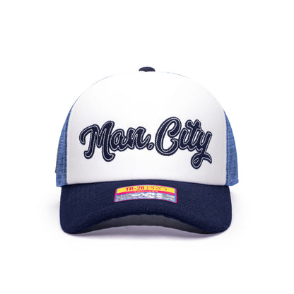 Manchester City Fan Ink Retro Trucker Hat