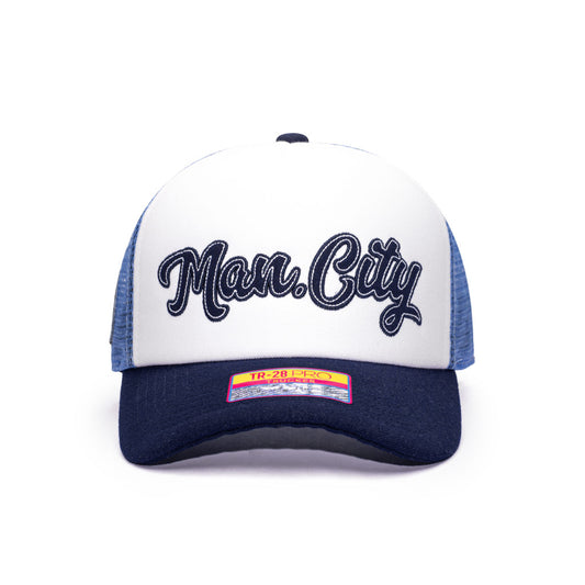 Manchester City Fan Ink Retro Trucker Hat