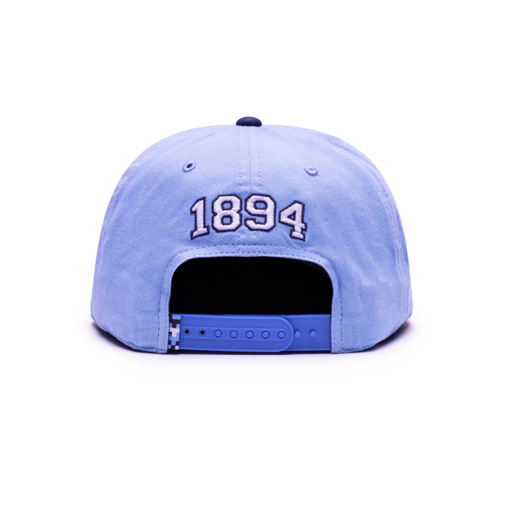 Manchester City Fan Ink Swingman Flat Peak Snapback Hat