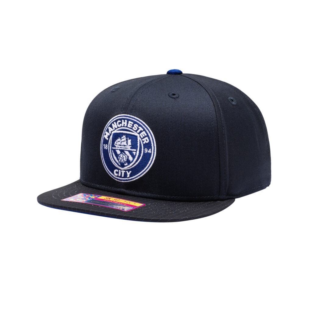 Manchester City Graduate Snapback Flat Peak Hat