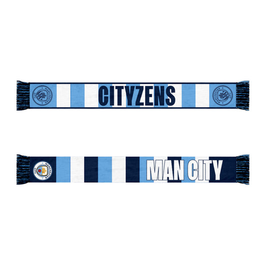 Manchester City Cityzens Double-Sided Acrylic Scarf