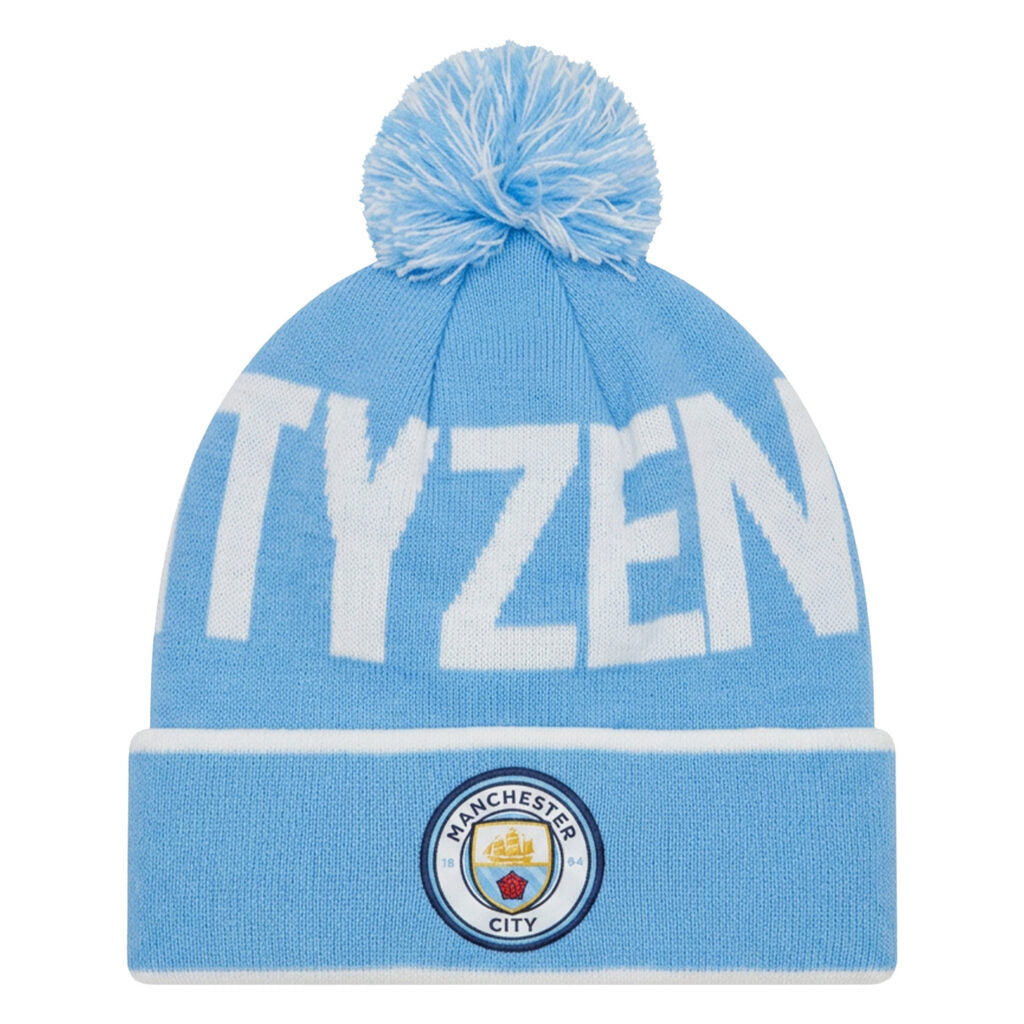 Manchester City Cityzens Pom Beanie