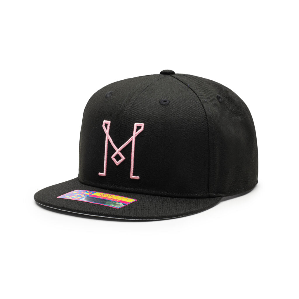 Inter Miami Black Dawn Snapback Cap