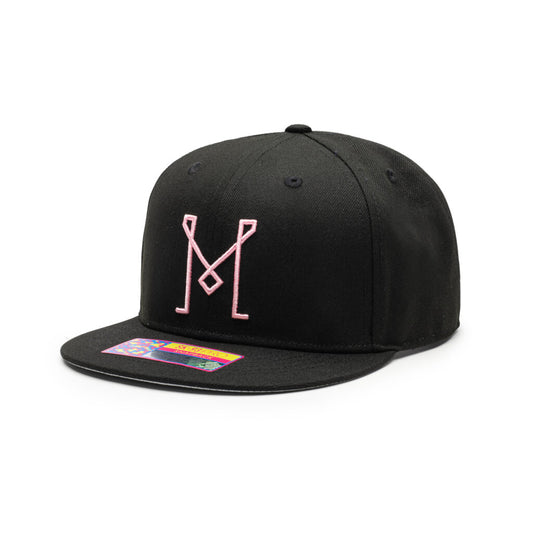 Inter Miami Black Dawn Snapback Cap