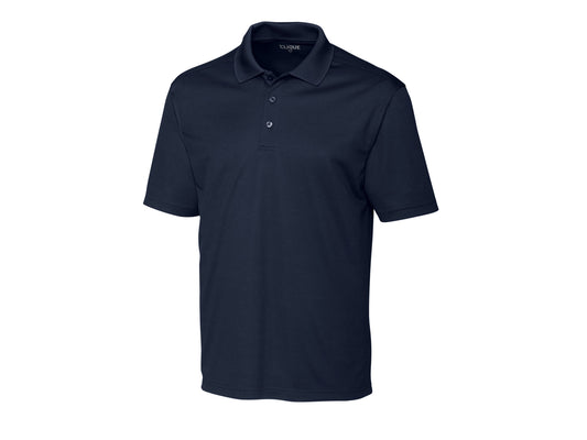 Clique Spin Eco Performance Pique Polo Dark Navy