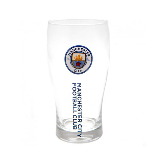 Manchester City Woodmark Tulip Pint Glass