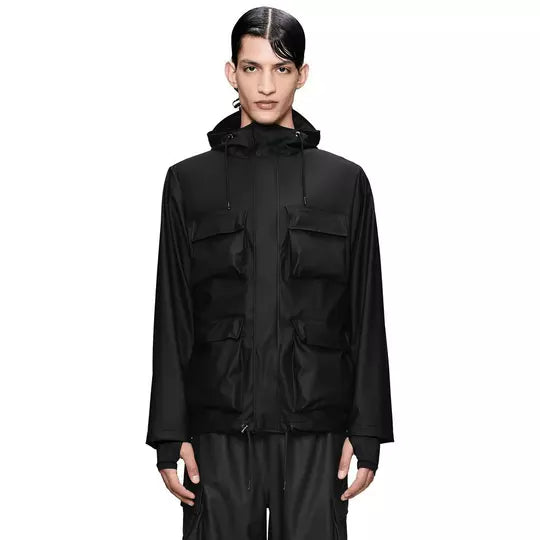 Rains Pocket Jacket W3 Black
