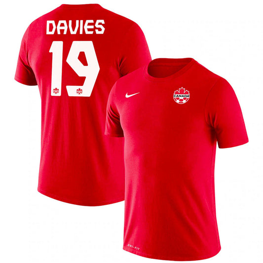Nike Canada Soccer T-Shirt Davies 19