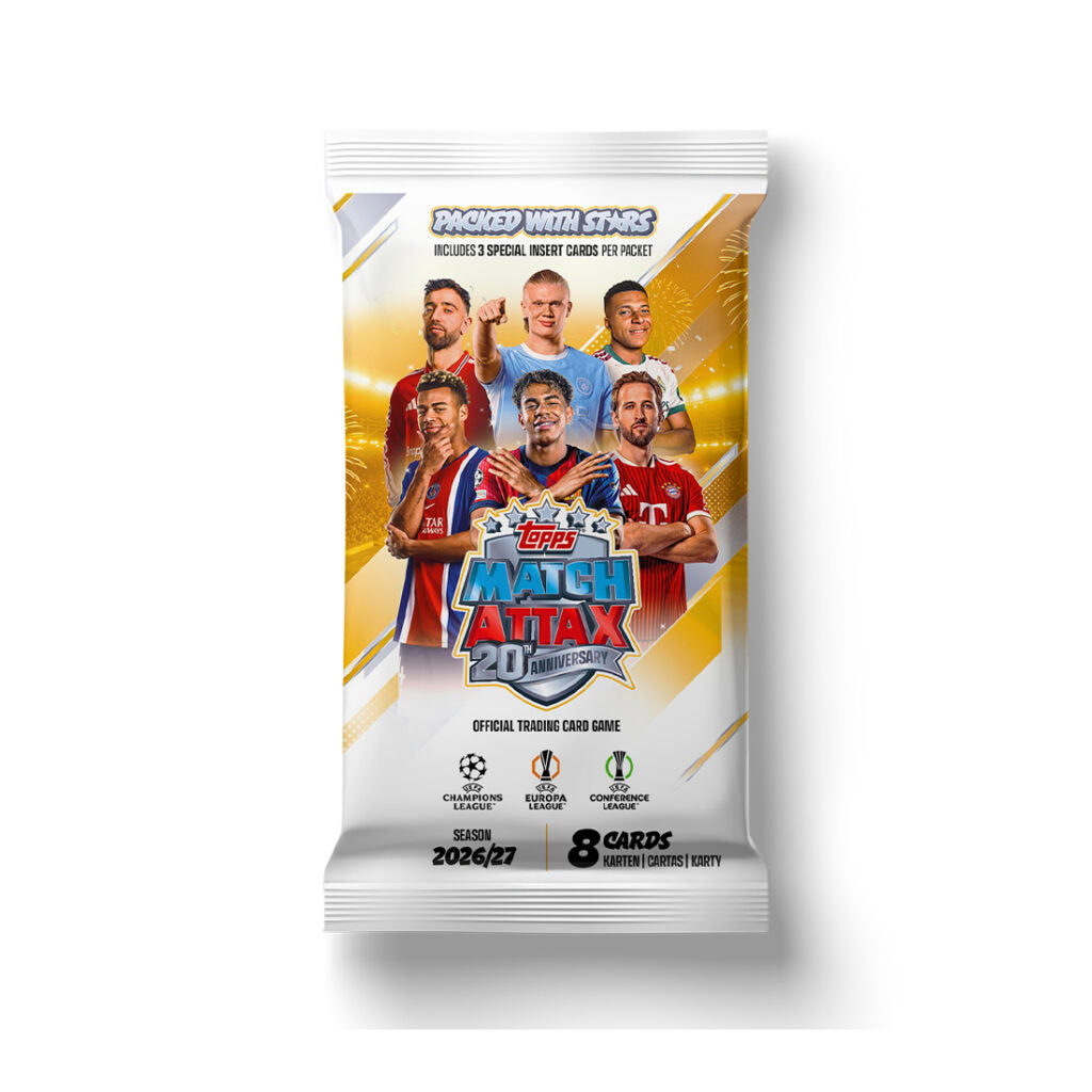 Topps 26/27 Match Attax UEFA Club Competitions Cards Individual Packs