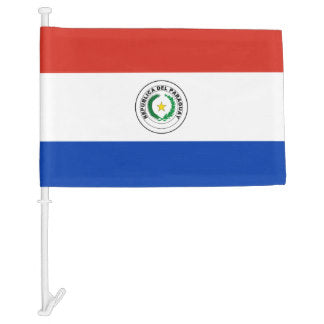 Paraguay Car Flag