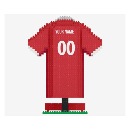 Liverpool BRXLZ 3D Personalized Jersey Construction Kit (861 Pieces)