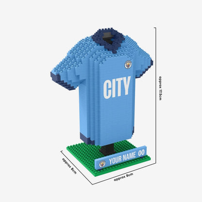 Manchester City BRXLZ 3D Personalized Jersey Construction Kit (918 Pieces)