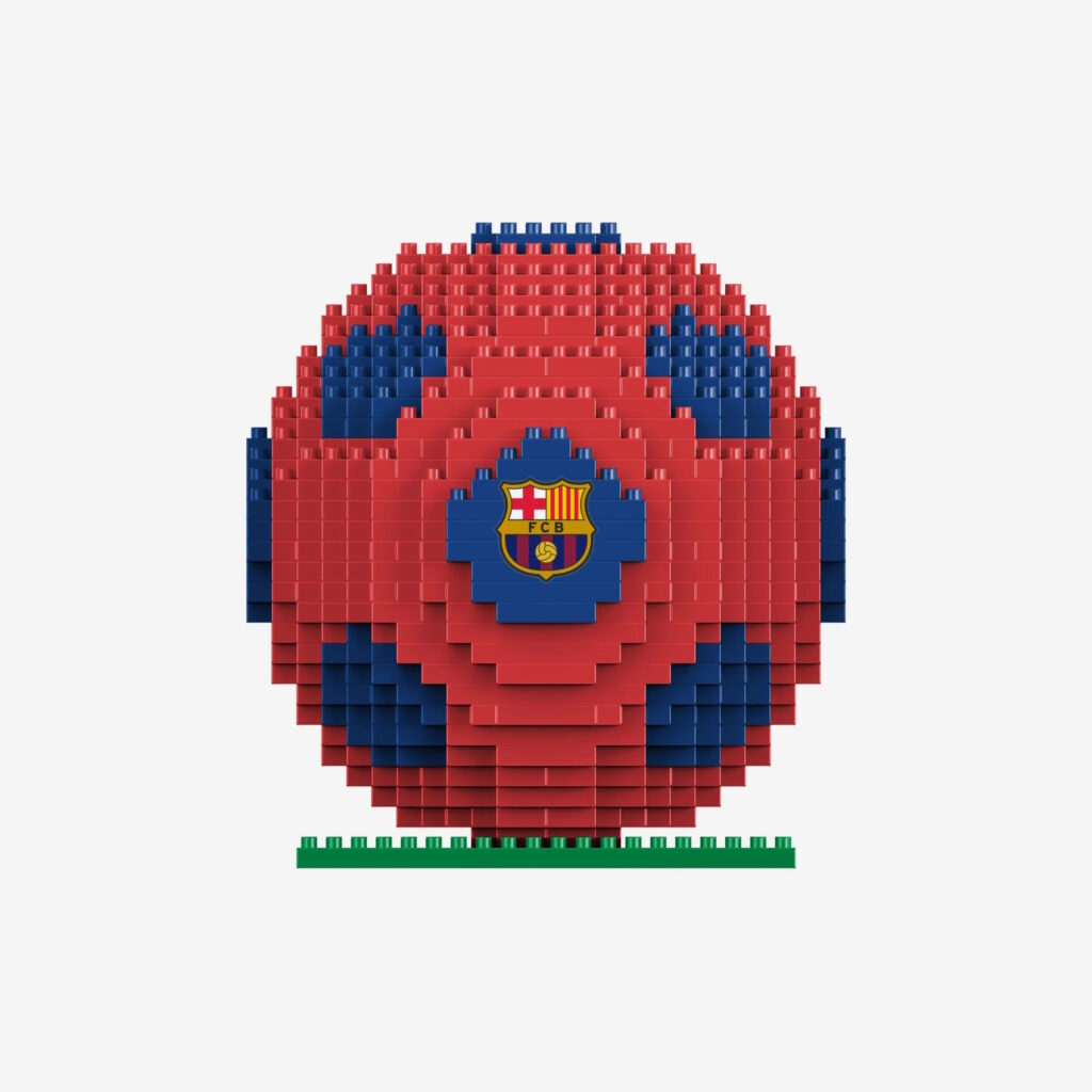 Barcelona BRXLZ 3D Soccer Ball Construction Kit