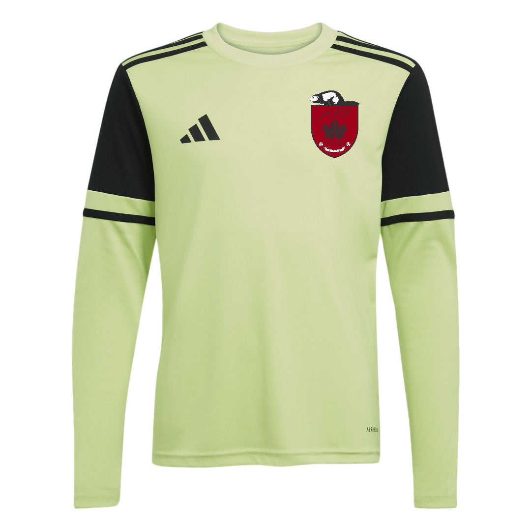 AKZ Canada Adidas Squadra 25 Goalkeeper Jersey Pulse Lime