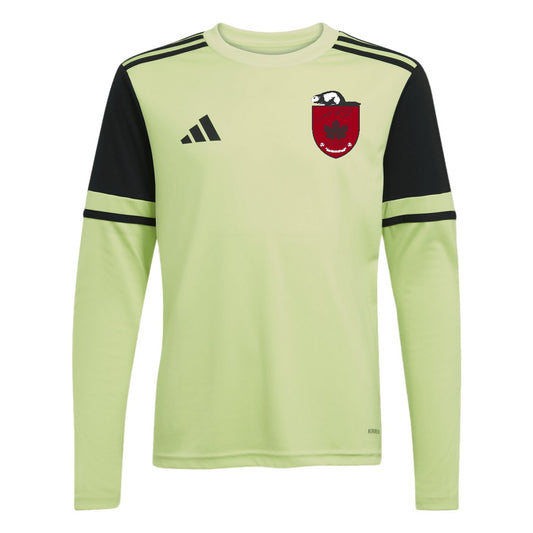 AKZ Canada Adidas Squadra 25 Goalkeeper Jersey Pulse Lime Youth