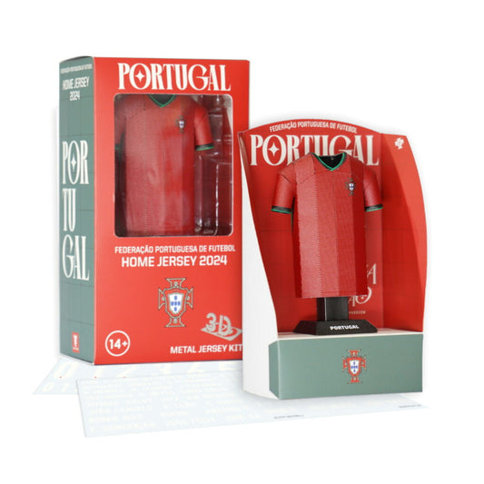 Portugal Alloy Collectors Mini Metal Home Jersey Display Box