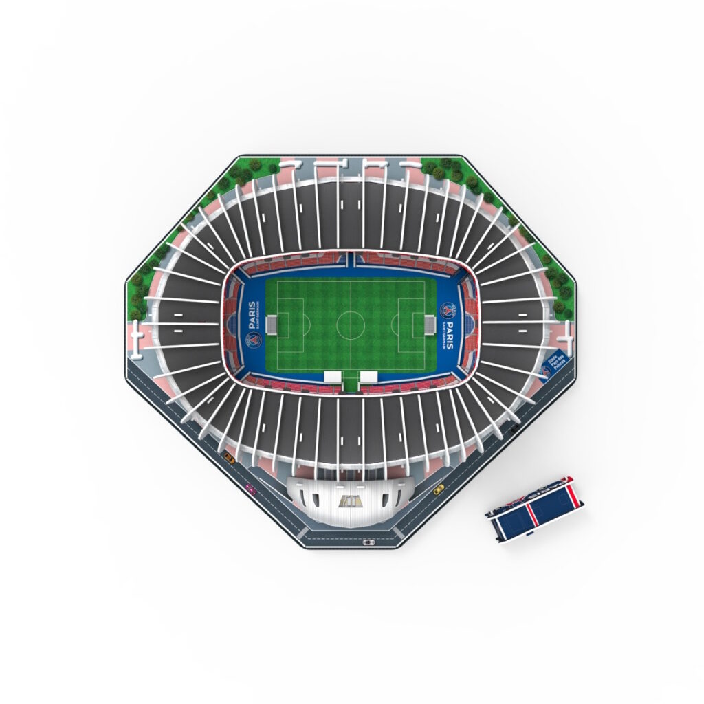 Paris Saint-Germain Parc Des Princes Stadium 3D Puzzle
