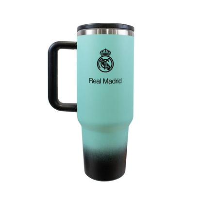 Real Madrid Handle Flip Straw Insulated Tumbler (40 OZ)