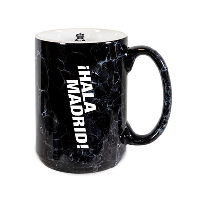 Real Madrid Black Marble Mug (15 OZ)