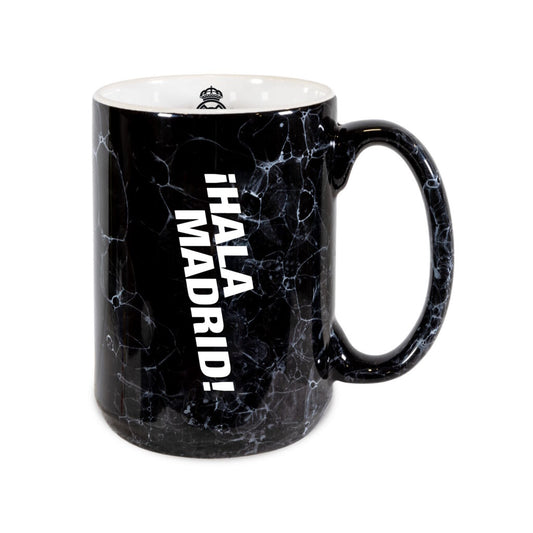Real Madrid Black Marble Mug (15 OZ)