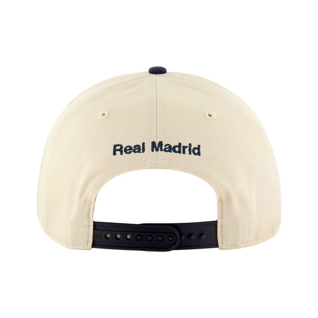 Real Madrid White & Black Club Crest Snapback Hat